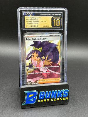 Iris's Fighting Spirit Ultra Rare Holo CGC Pristine 10