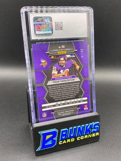 2023 Fran Tarkenton Blue Sparkle CGC 10