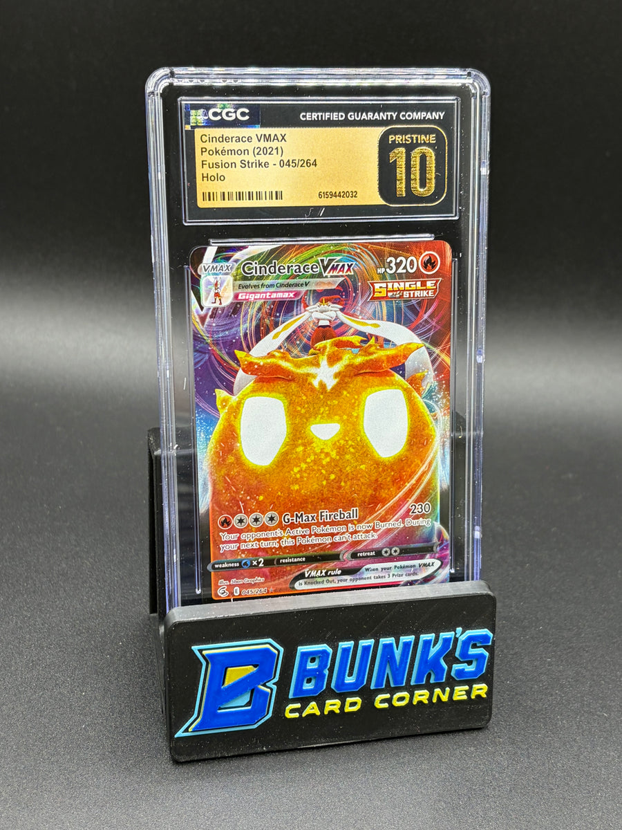 Cinderace VMAX Holo CGC Pristine 10