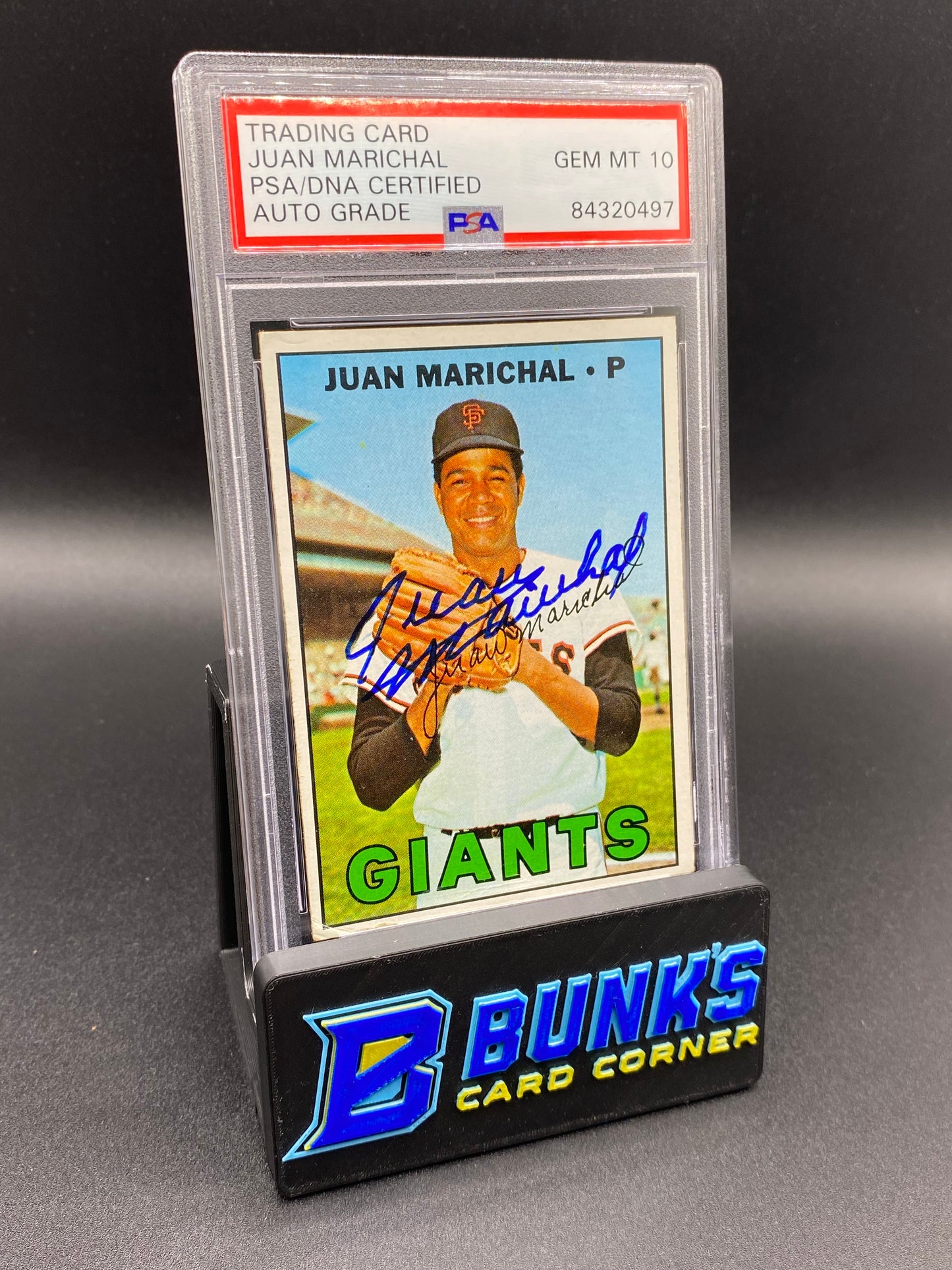 Juan Marichal Auto PSA 10