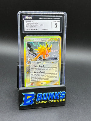 Jolteon Reverse Holo CGC 5