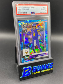 2022 Kirk Cousins Ice PSA 10 POP 1 3/15