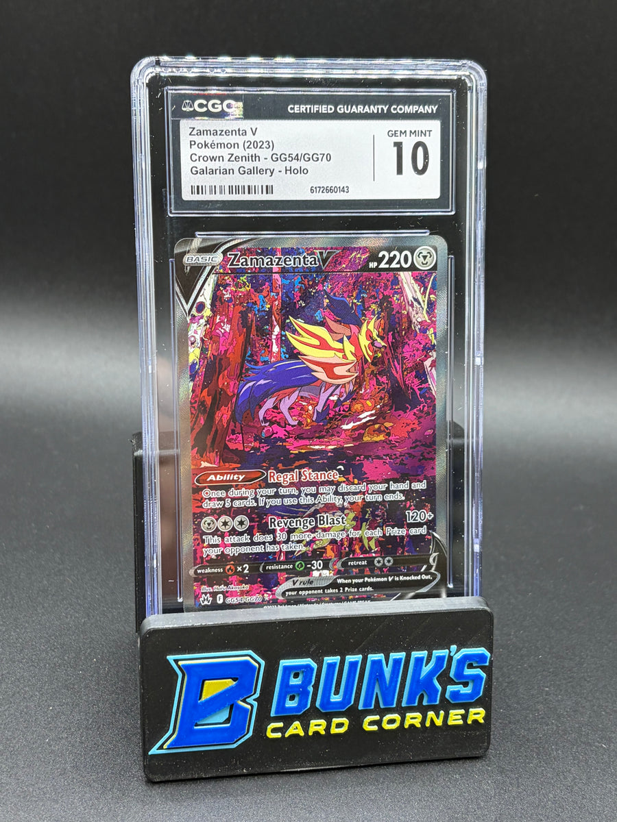 Zamazenta V Galarian Gallery Holo CGC 10