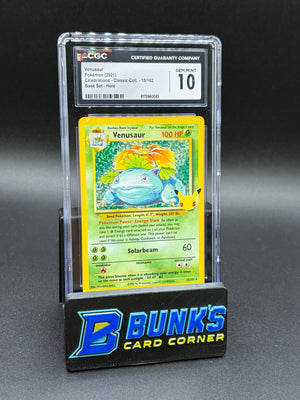 Venusaur Base Set CGC 10