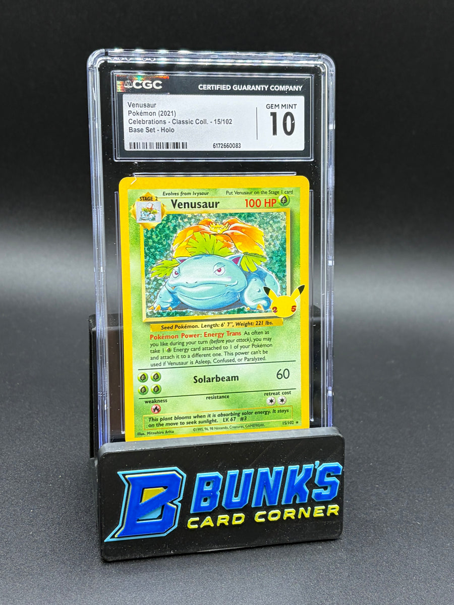 Venusaur Base Set CGC 10