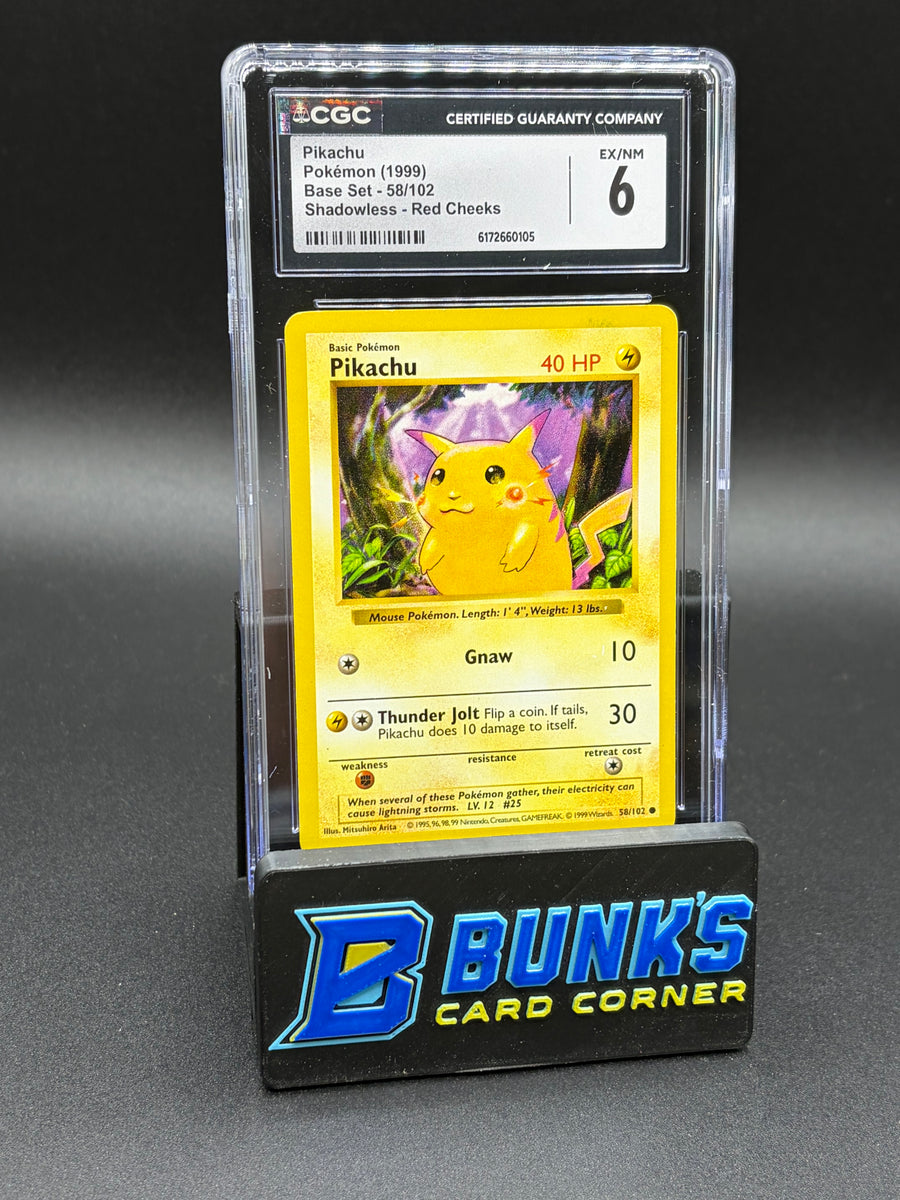 Pikachu Shadowless CGC 6