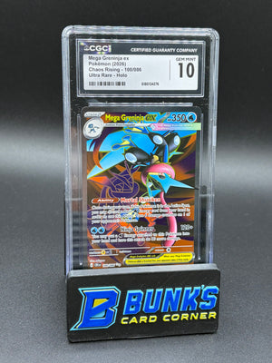 Mega Greninja ex Ultra Rare Holo CGC 10