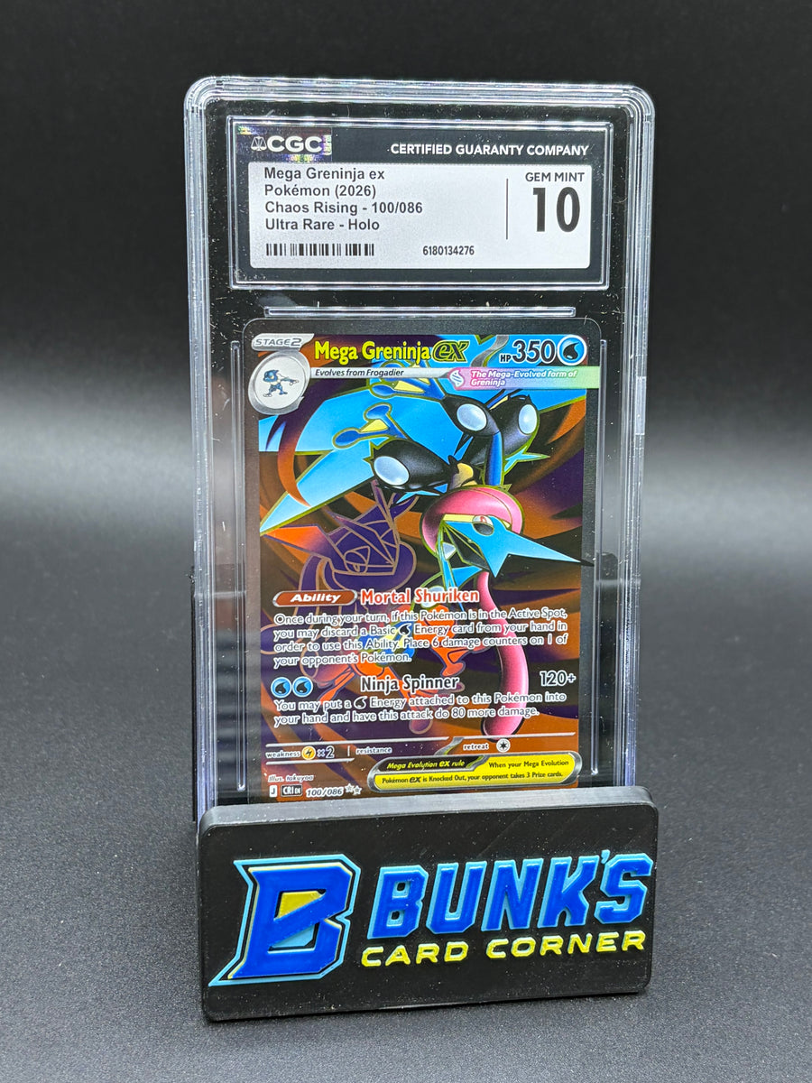 Mega Greninja ex Ultra Rare Holo CGC 10
