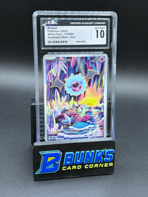 Woobat Illustration Rare Holo CGC 10