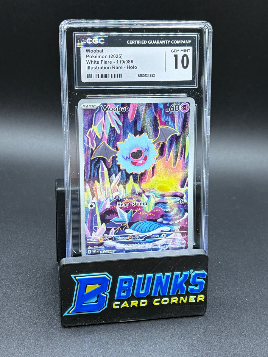 Woobat Illustration Rare Holo CGC 10