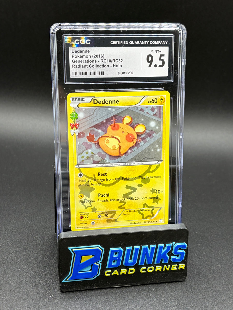 Dedenne Radiant Collection Holo CGC 9.5