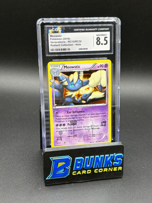 Meowstic Radiant Collection Holo CGC 8.5
