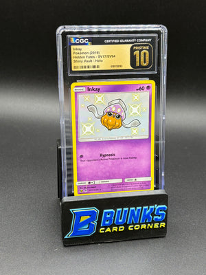 Inkay Shiny Vault CGC Pristine 10