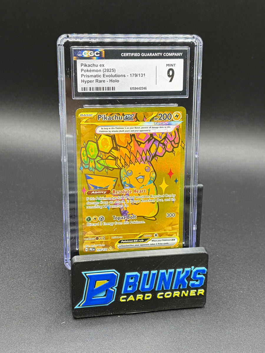 Pikachu ex Hyper Rare Holo CGC 9