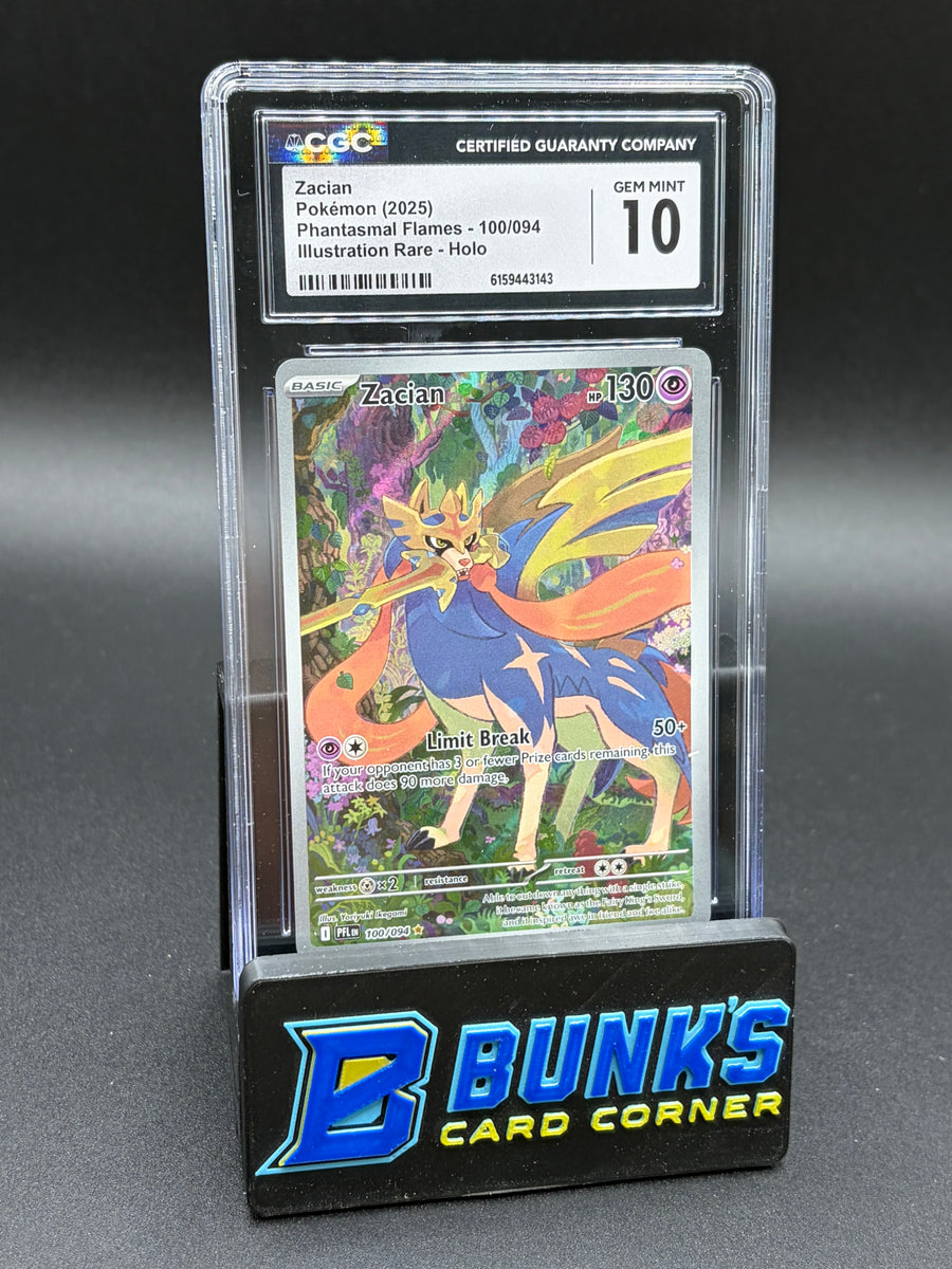 Zacian Illustration Rare Holo CGC 10