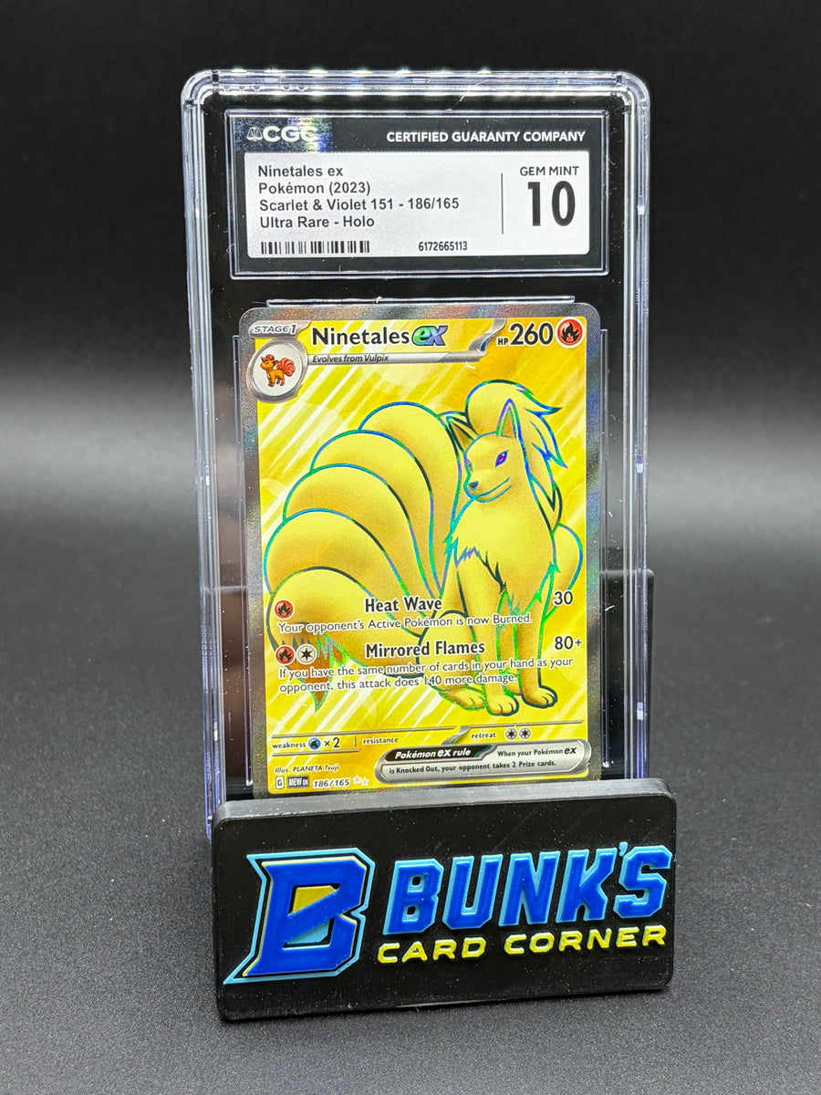 Ninetales ex Ultra Rare Holo CGC 10