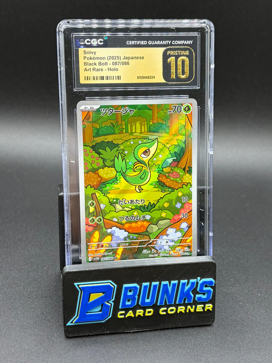 Snivy Art Rare Holo CGC Pristine 10