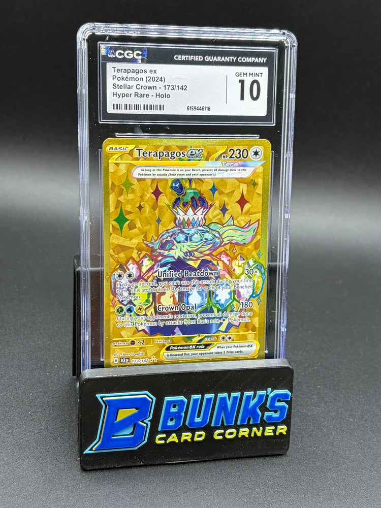 Terapagos ex Hyper Rare Holo CGC 10