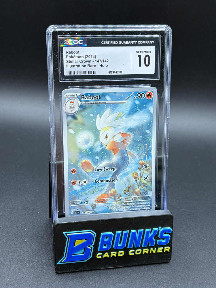 Raboot Illustration Rare Holo CGC 10