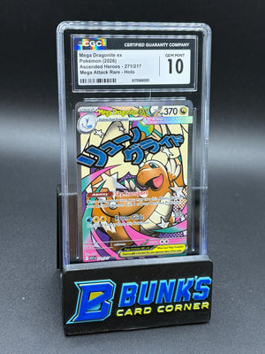 Mega Dragonite ex Mega Attack Rare Holo CGC 10