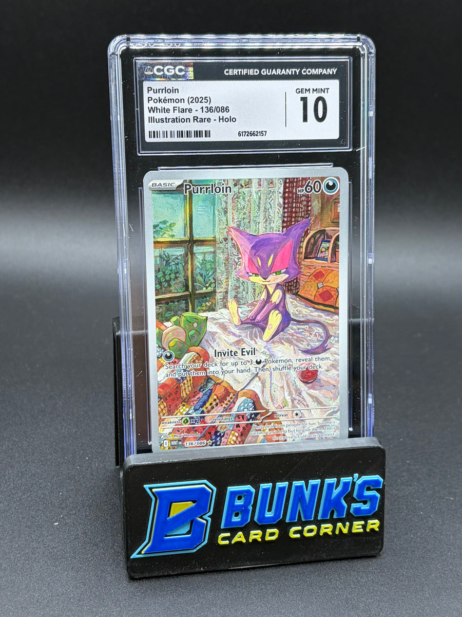 Purrloin Illustration Rare Holo CGC 10
