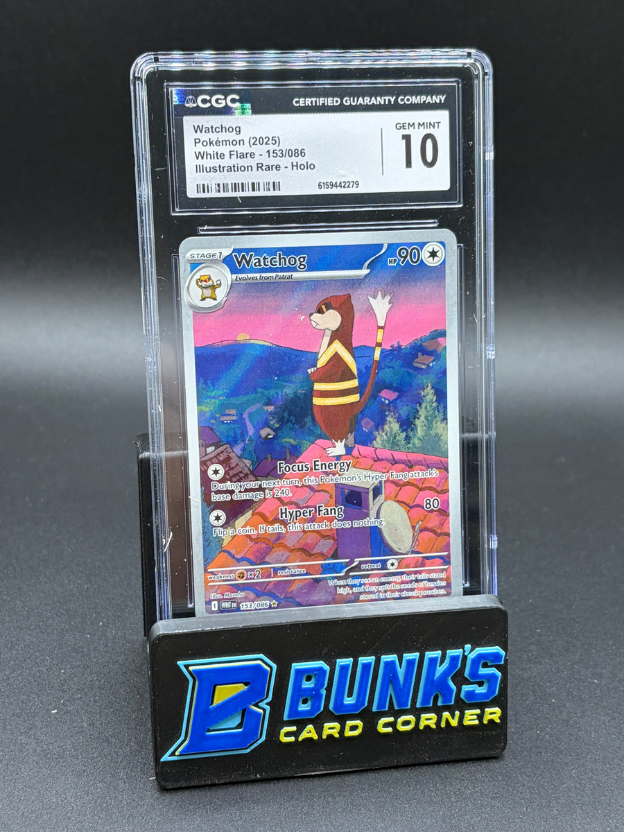 Watchog Illustration Rare Holo CGC 10
