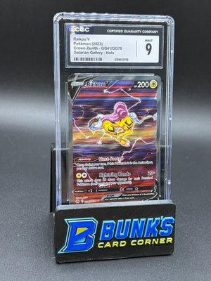 Raikou V Galarian Gallery Holo CGC 9
