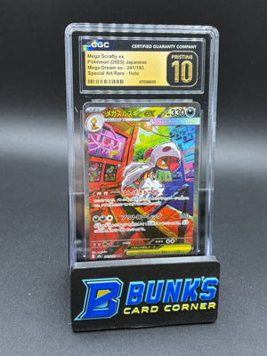 Mega Scrafty ex SAR CGC Pristine 10 Japanese