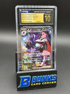 Marnie's Grimmsnarl ex SAR Holo CGC Pristine 10 Japanese