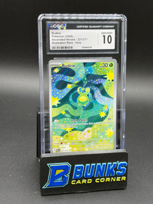 Budew Illustration Rare Holo CGC 10