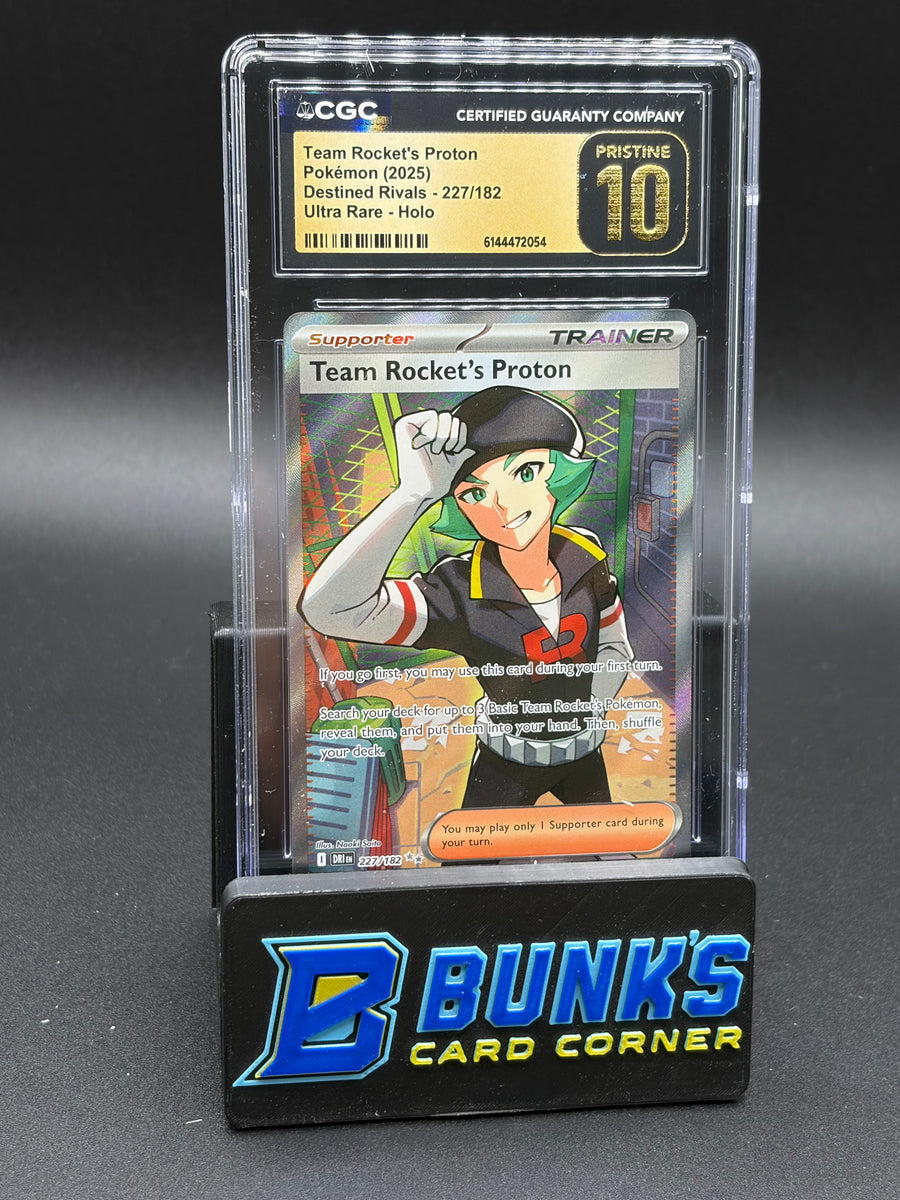 Team Rocket's Proton Ultra Rare Holo CGC Pristine 10