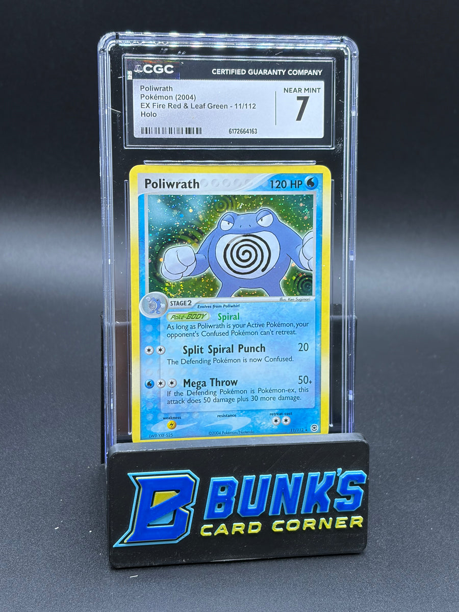 Poliwrath Holo CGC 7