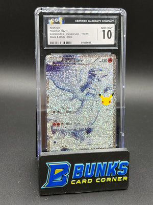 Reshiram Black & White Holo CGC 10