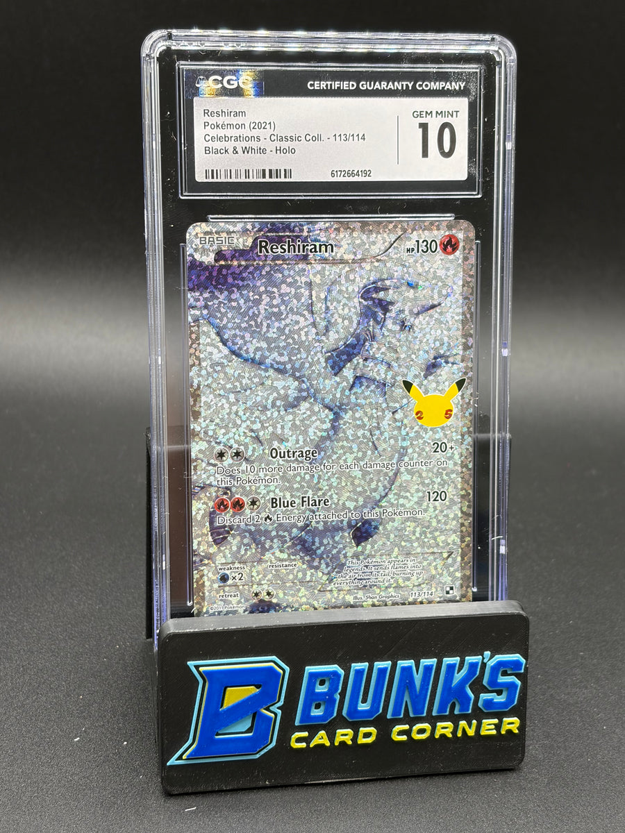 Reshiram Black & White Holo CGC 10