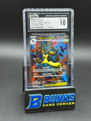 Mega Lucario ex Ultra Rare Holo CGC 10