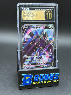 Corviknight V Iltra Rare Holo CGC Pristine 10