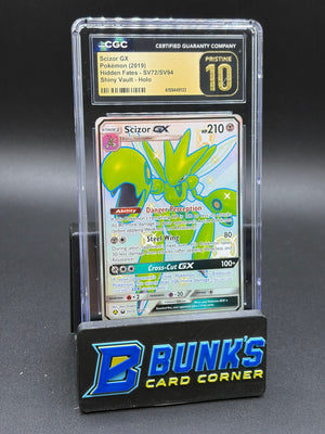 Scizor gx Shiny Vault Holo CGC Pristine 10