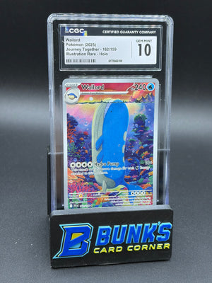 Wailord Illustration Rare Holo CGC 10