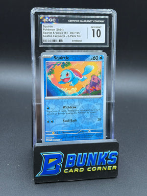 Squirtle Costco Exclusive CGC 10