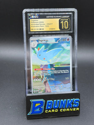 Togekiss Illustration Rare Holo CGC Pristine 10