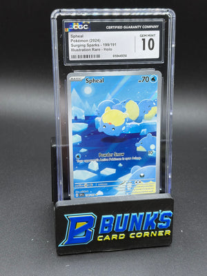 Spheal Illustration Rare Holo CGC 10