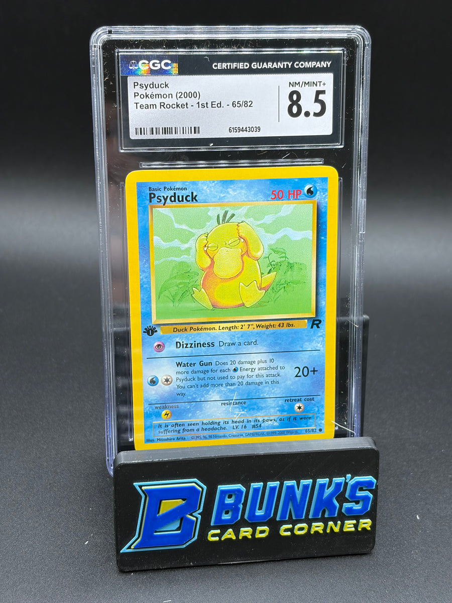 Psyduck Team Rocket CGC 8.5