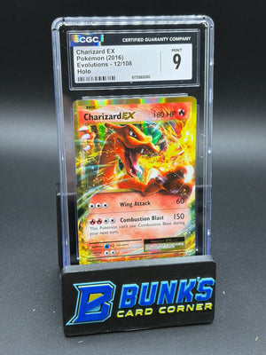 Charizard ex Holo Evolutions CGC 9