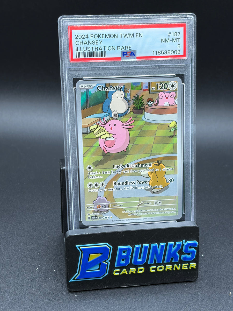 Chansey Illustration Rare PSA 8