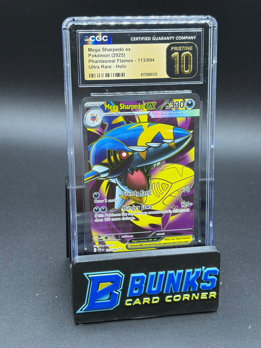 Mega Sharpedo ex Ultra Rare Holo CGC Pristine 10