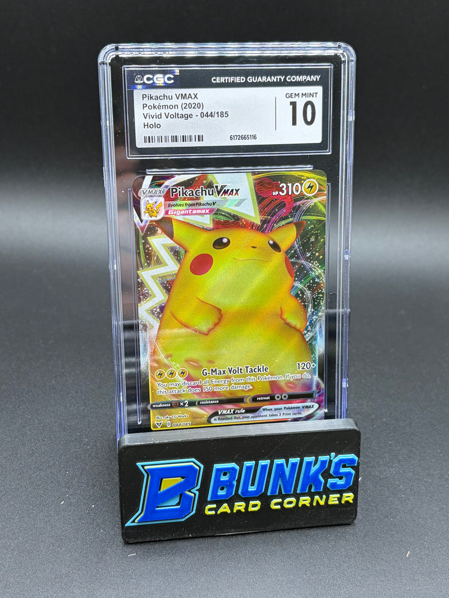 Pikachu VMAX Holo CGC 10