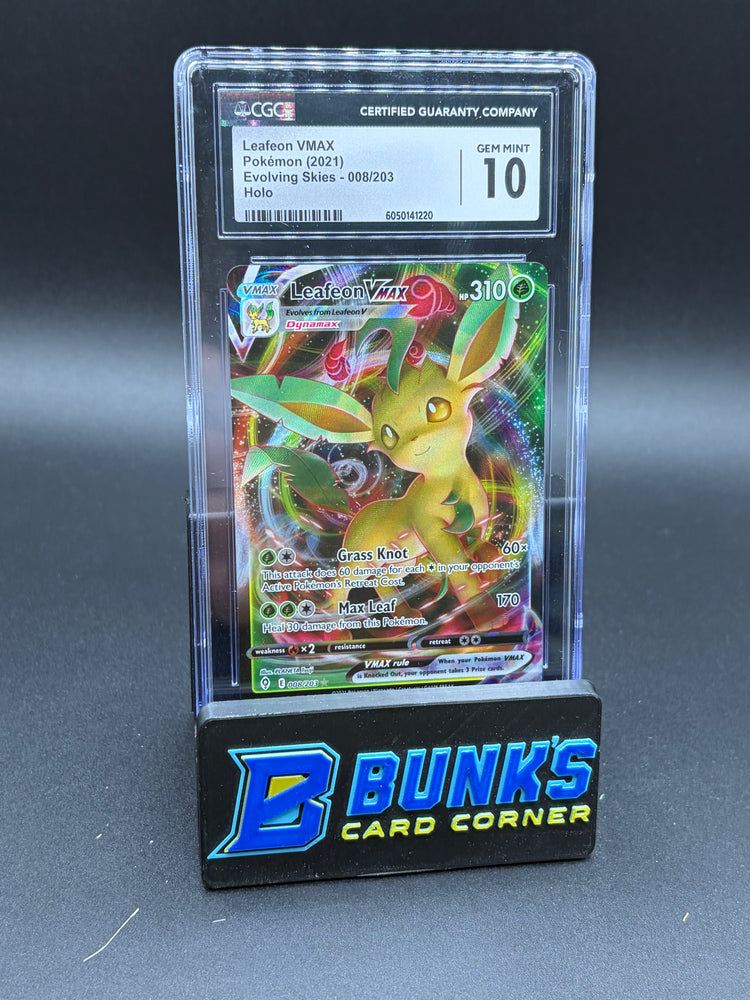 Leafon VMAX Holo CGC 10