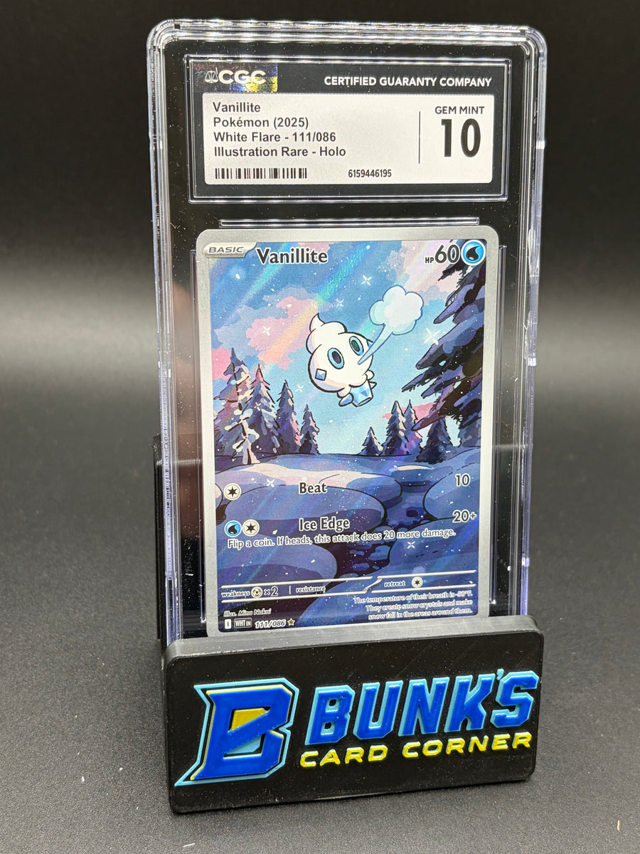 Vanillite Illustration Rare Holo CGC 10