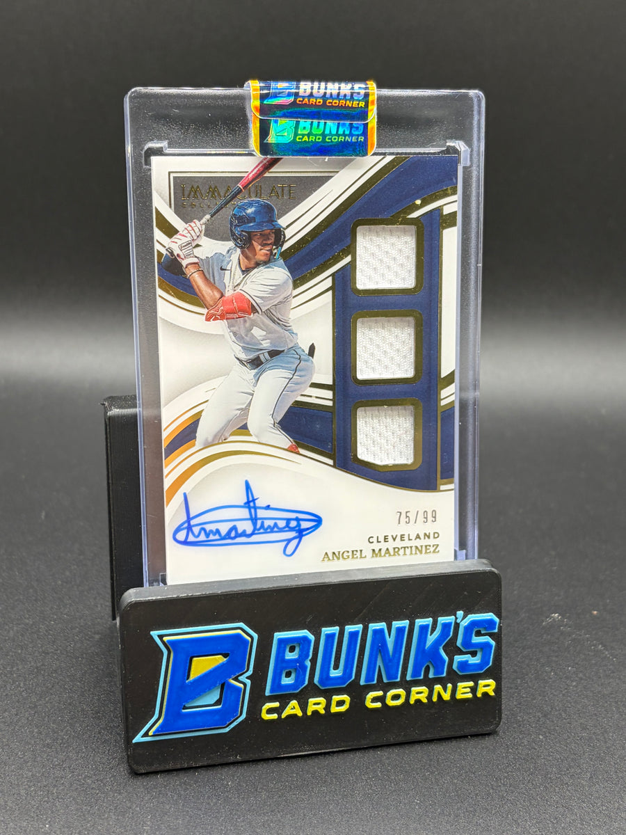 2023 Angel Martinez Immaculate Collect Patch Auto 75/99