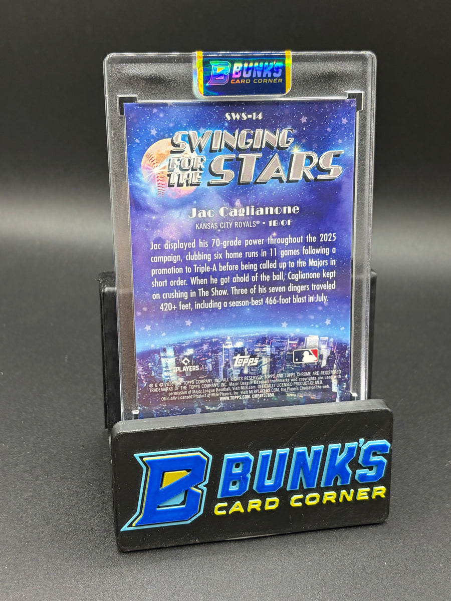 2026 Jac Caglianone Swinging for the Stars Topps SSP